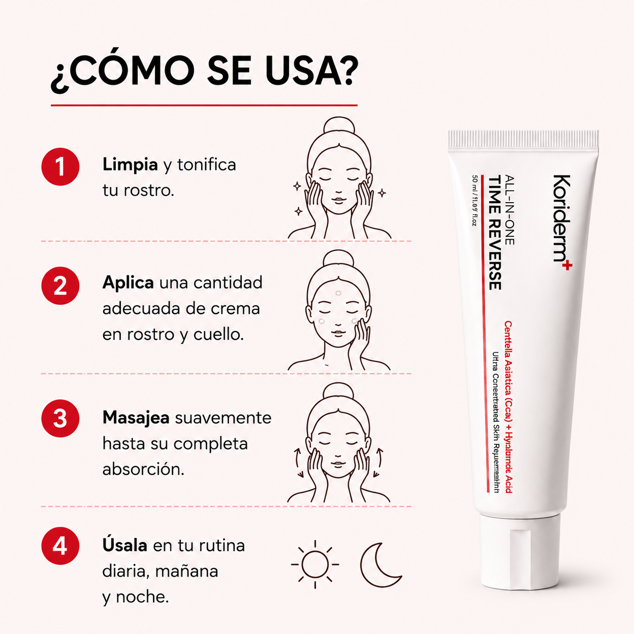 Koriderm™ Crema Antienvejecimiento (Todo en Uno)